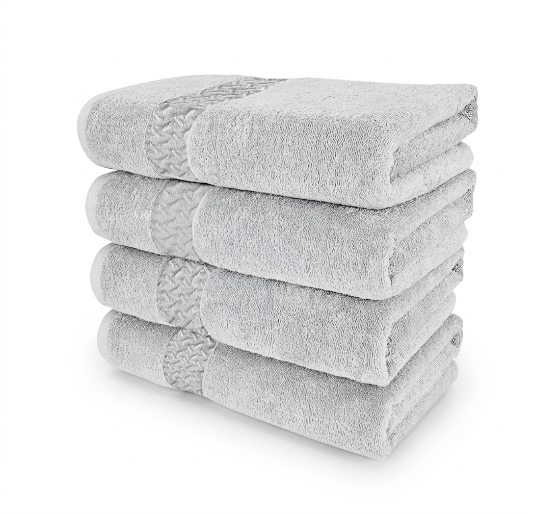 Unity Welt Light Grey Towel Set
